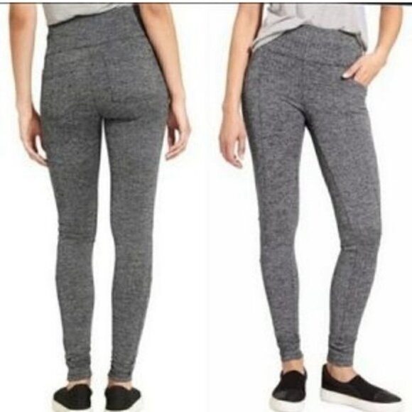 Athleta Herringbone Metro High Waisted Legging Grey‎ Small - Picture 3 of 8
